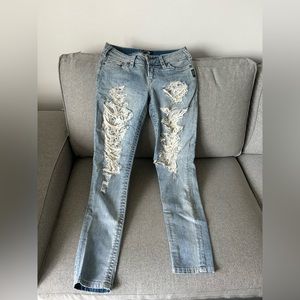 Silver jeans